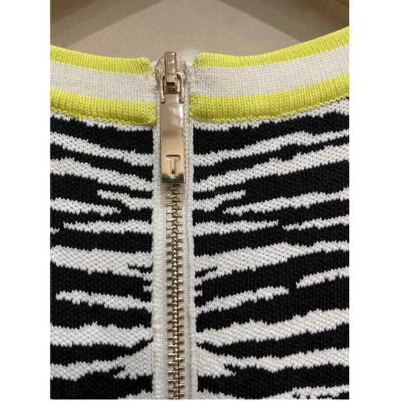 Ted Baker Lebiiey Knit Sleeveless Please Skirt Dress Size 2 US 6 Animal Print - Picture 6 of 13